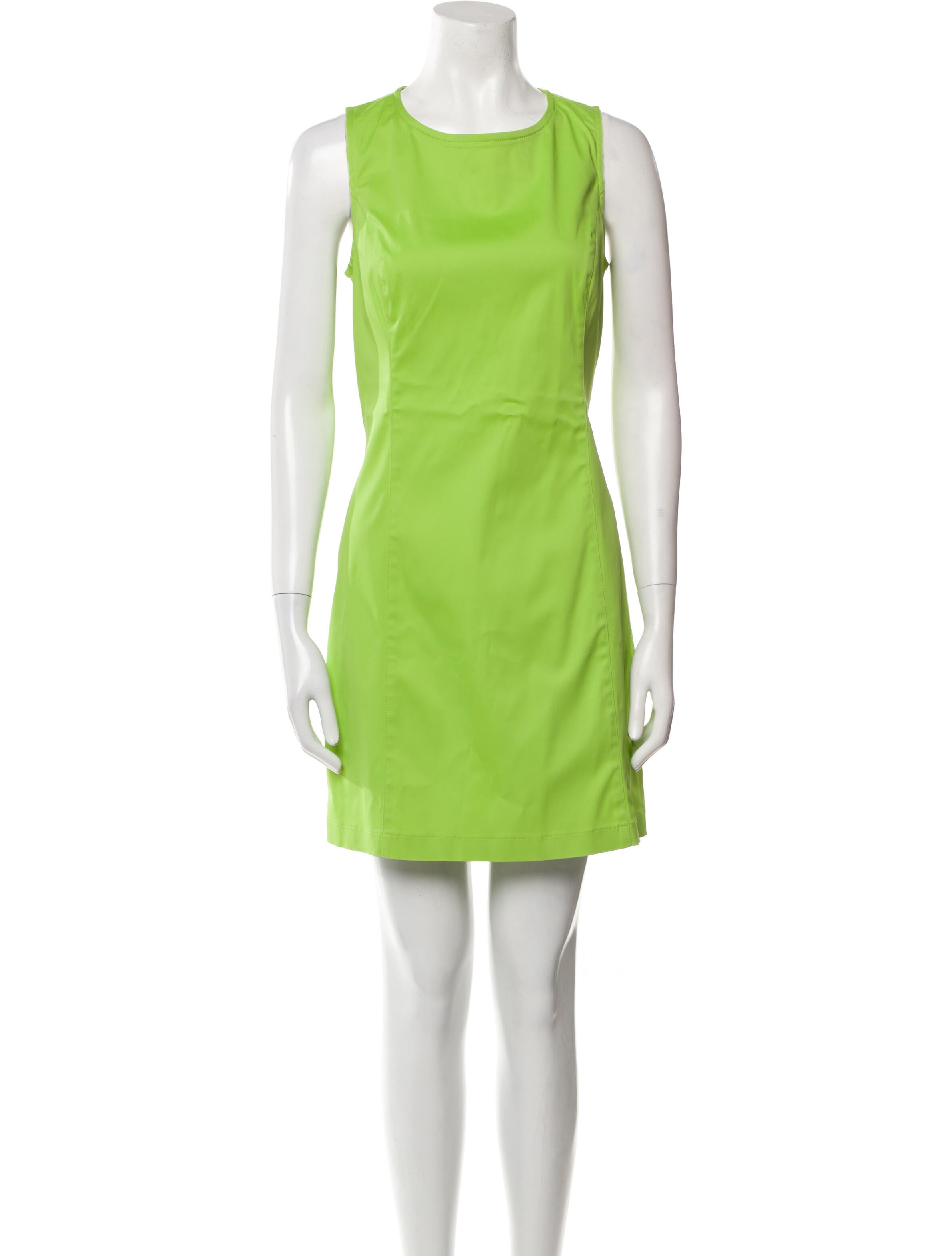 Moschino Scoop Neck Mini Dress
